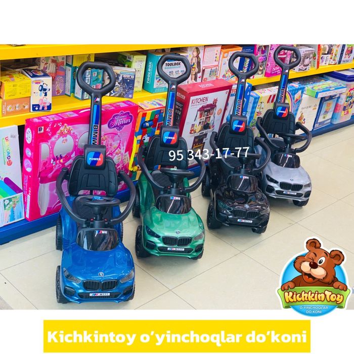 Детская машина Толокар Bolalar mashinasi tolokar ruchkali Самокат