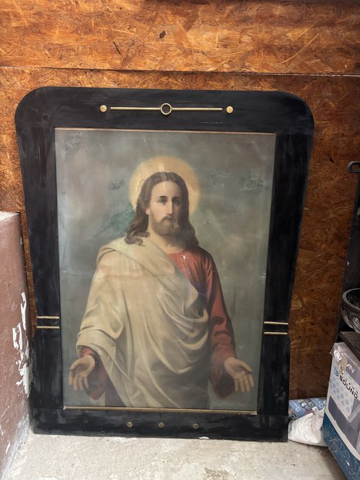 Tablou Iisus  religios hartie