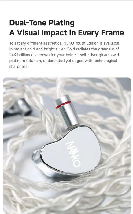 Нови- неотваряни CVJ NEKO Слушалки тип iem