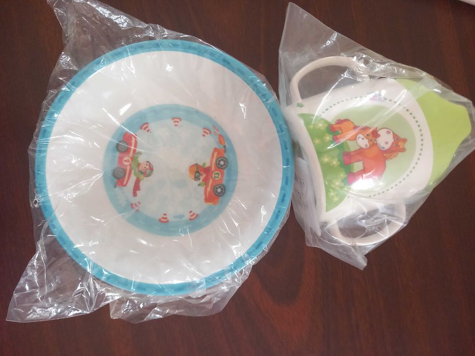 Set farfurie/cană copii Haba