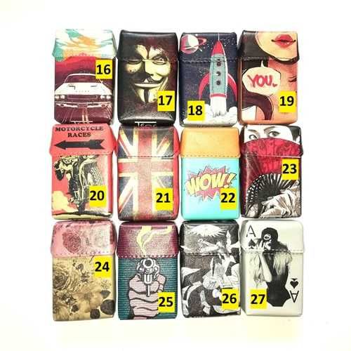 Калъфи за цигари еко кожа ,силикон, пластмаса