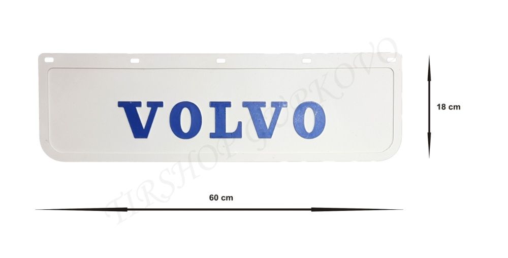 Релефни гумени бели калобрани Волво/Volvo