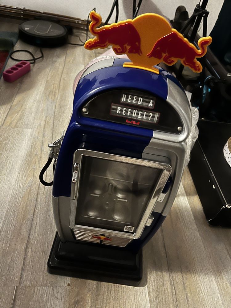 Mini refuel cooler red sales bull