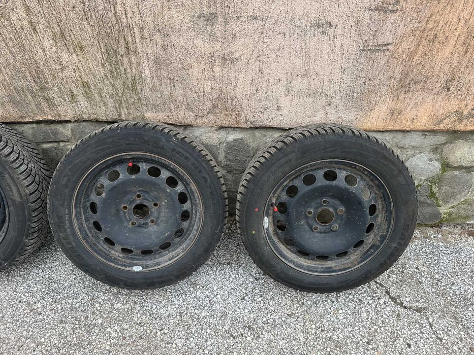 4бр. железни джанти 16" 5х112 с гуми - VW, Audi, Seat, Skoda - VAG