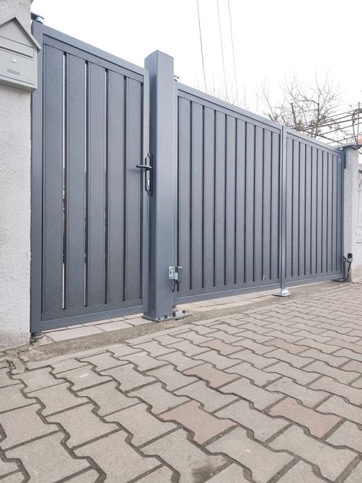 Poarta și pietonala - Personalizate pentru exterior * Bistrița
