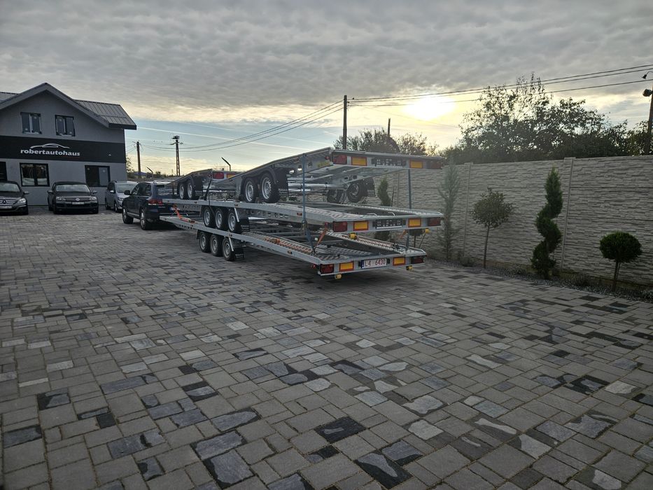 De inchiriat trailer dublu de 8,5 metri de 3500 kg pe 3 axe