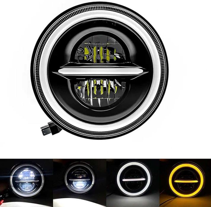 200W Универсални 7 Инчови Диодни Фарове за Lada Niva Nissan Terrano