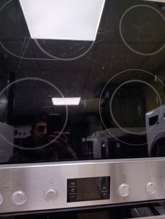 Иноксова печка за вграждане Бош Bosch с две години гаранция!