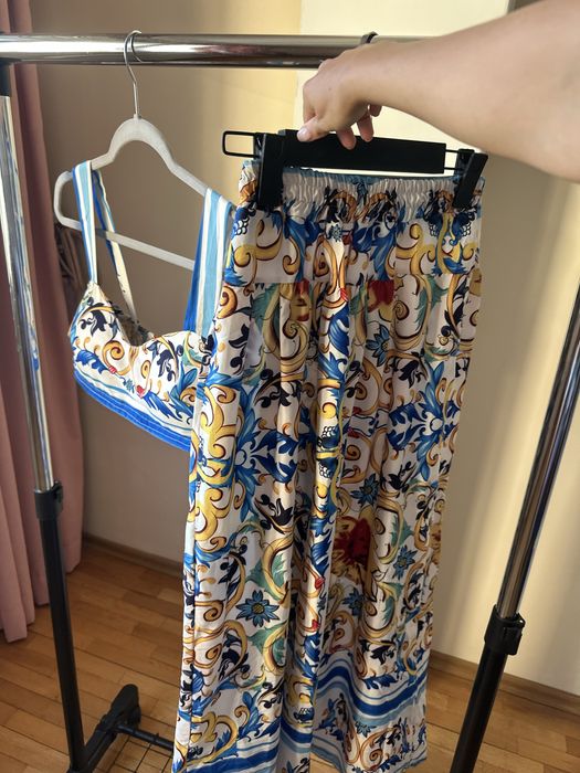 Летен сет от 2 част /dolce gabbana стил