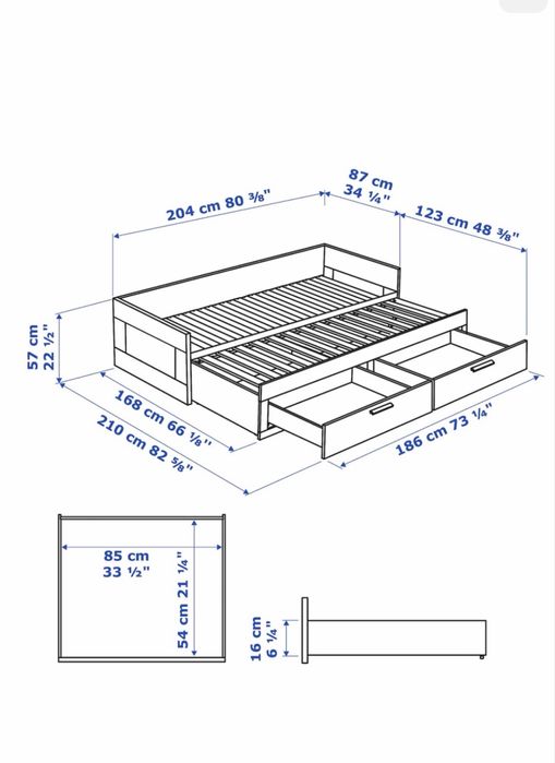 Кушетка-кровать IKEA