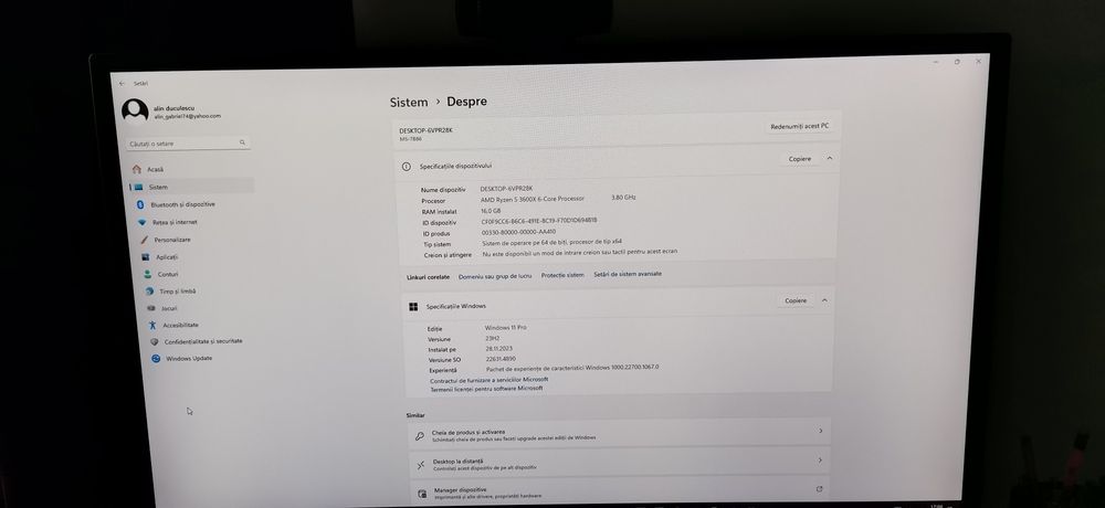 Vând PC AMD Ryzen 5
