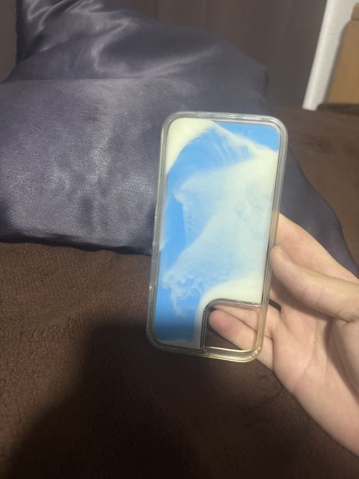 Huse cu nisip fosforescent iph 15(2 huse)