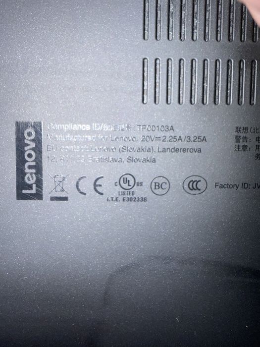 Laptop think pad T490