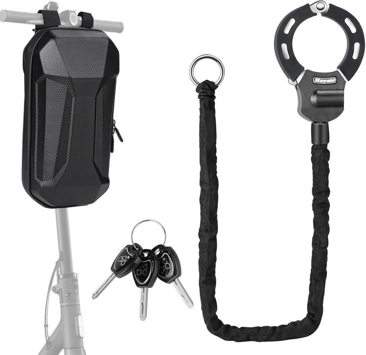 Брава против кражба за велосипед, скутер, ключалка тип белезници.