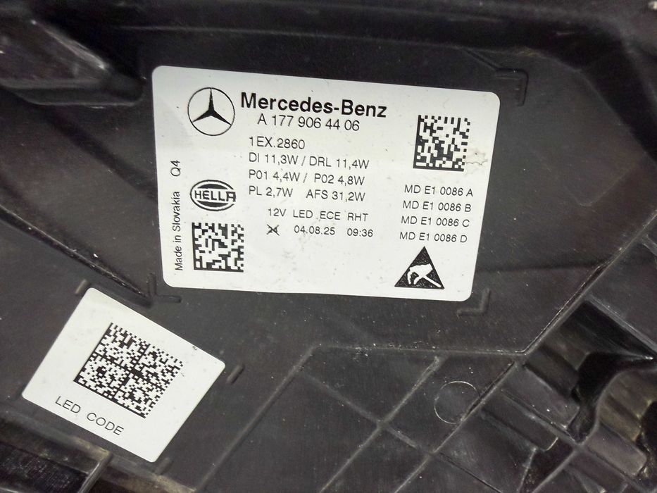 фарове фар десен Mercedes A Class W177 177 Facelift far Мерцедес А клас В177 177 Фейслифт