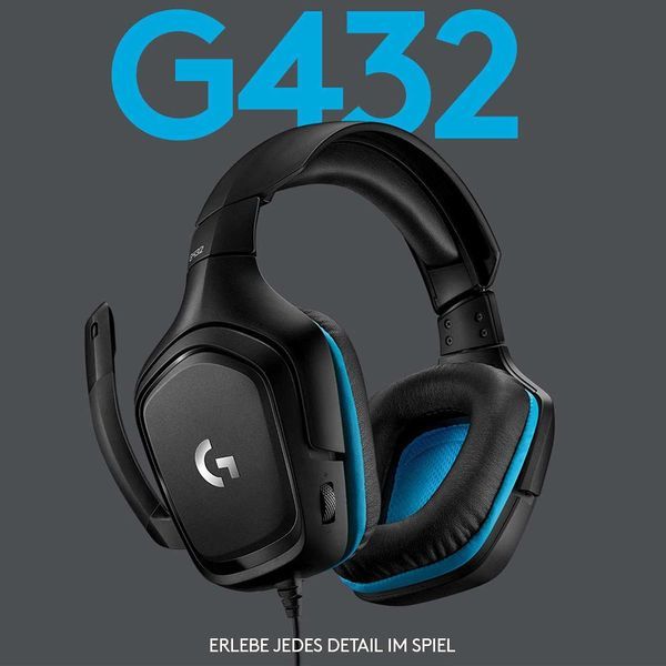 Нови Гейминг Геймърски Слушалки Logitech - G432, 981-000770, 2 години Гаранция