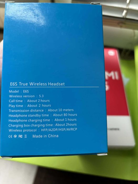 Смартфон Xiaomi Redmi A5, 4GB RAM, 128GB, Black+ Безжични слушалки E6s