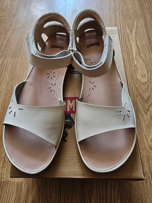 Camper сандалки естествена кожа