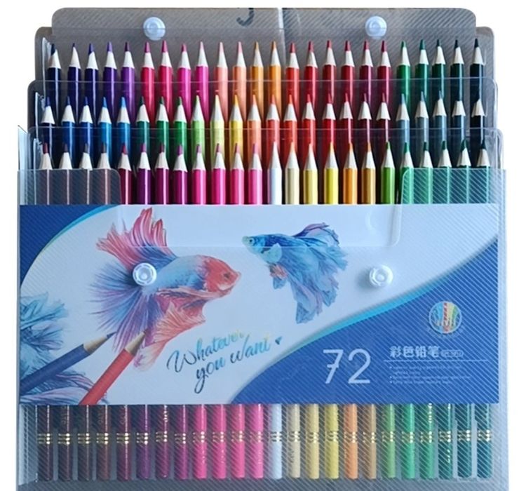 72бр. Цветни моливи