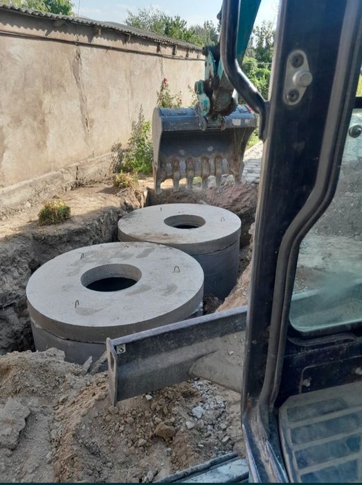 Септик , яма , туалет , канализация, кабель , любой обьем , в наличии