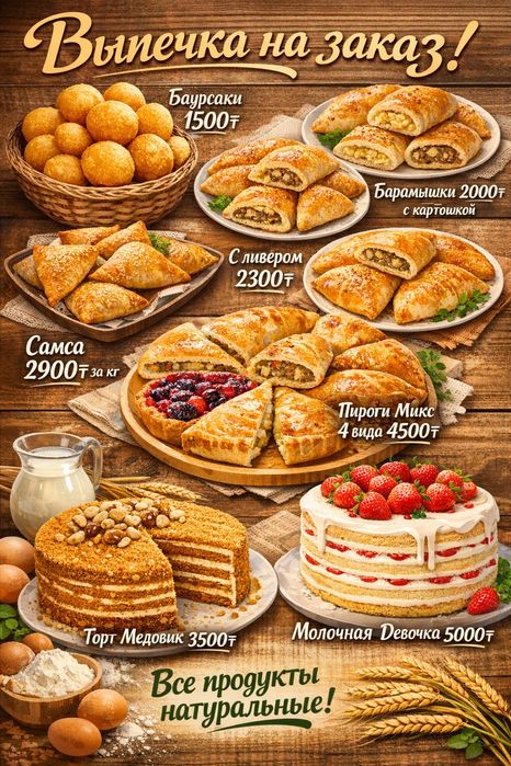 Выпечка на заказ