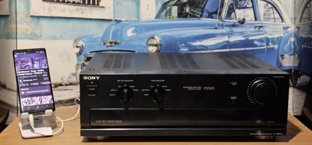 Sunet bun Sony TA F 505 ES amplificator statie muzica
