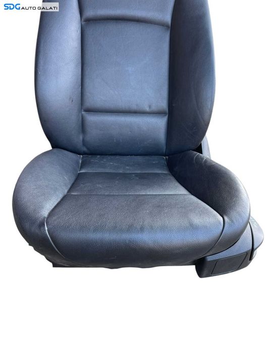 Scaun Piele Neagra cu Incalzire Stanga Fata Sofer BMW Seria 5 F10 F11 2009 - 2017 Cod 52107234966 52107266345 52109144893 52107230648 [B4800]