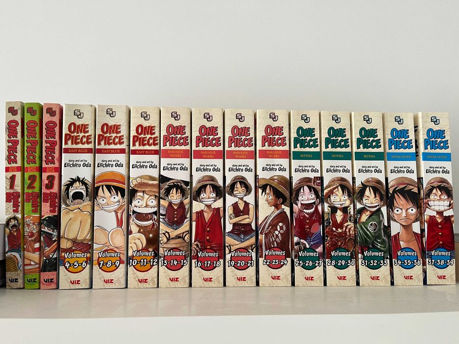 One Piece manga vol. 1–39