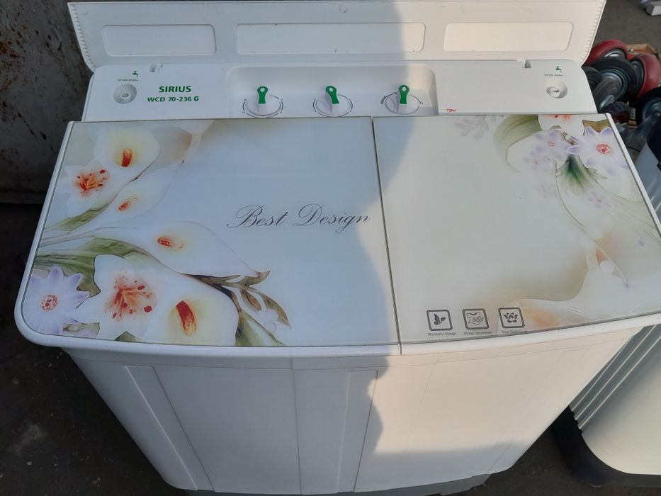 Стиральная машина полуавтомат 7кг, Сириус