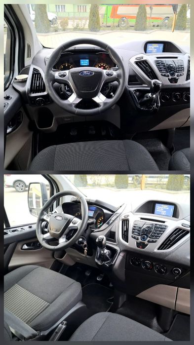 ~Ford Transit Custom~6 locuri si marfa~An 2017~Motor 2l TDCI~Euro6~Carte service~