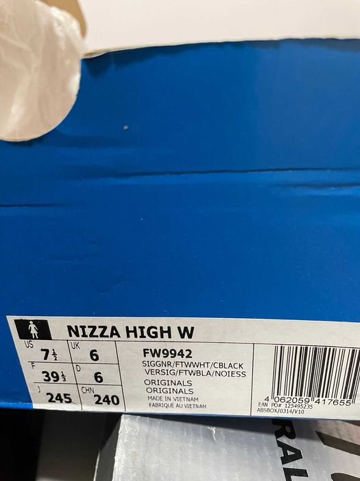 Adidași Adidas Nizza verde neon transparenți 39