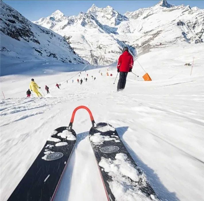 Conectori elastic ski incepatori Edgie Wedgie și Cofix rep manuala