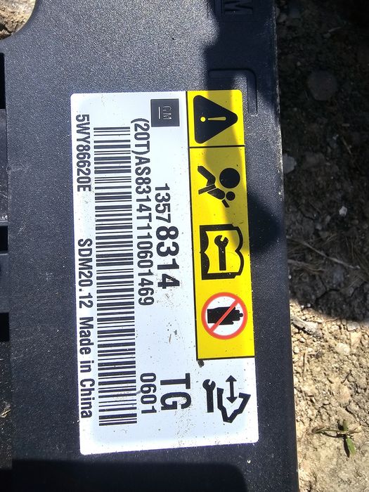 Calculator airbag Spark 3 (2009-2013) 1.0 16V (68 CP) MPI