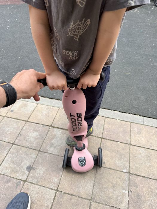 Trotinetă copii 2in1 premium Scoot & Ride