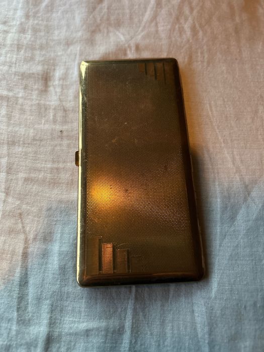 Позлатена двойна табакера уникат