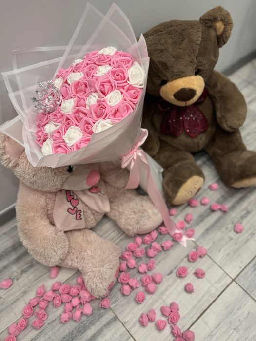 Букет от вечни рози