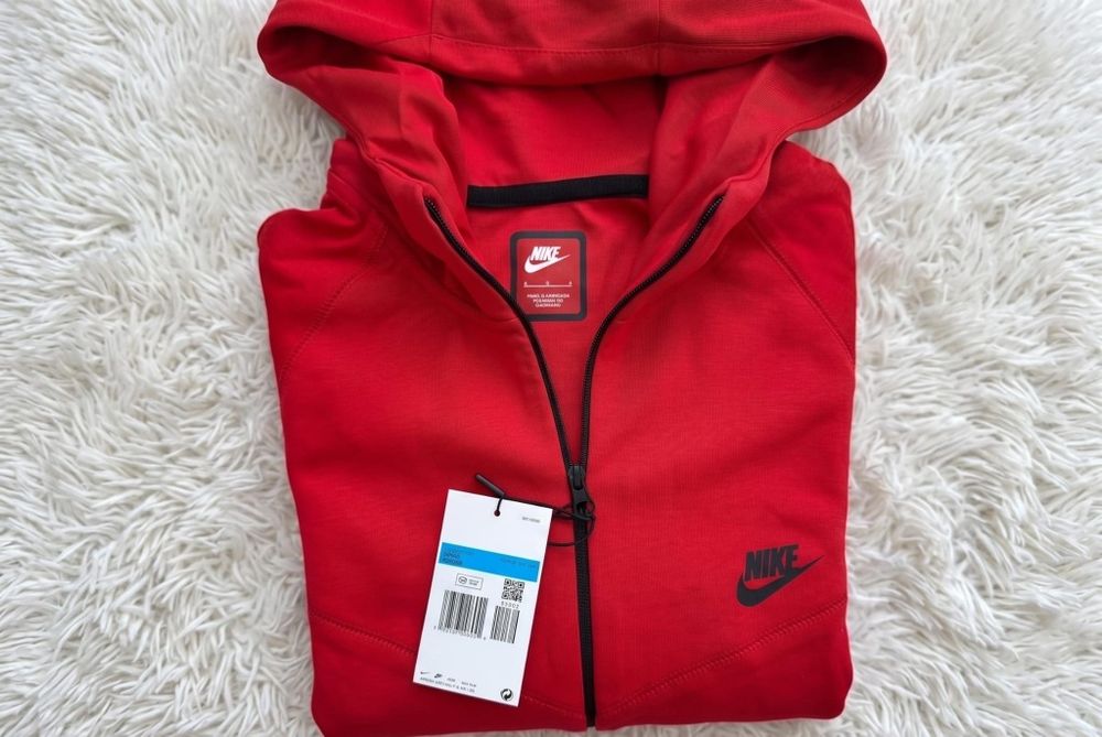 Trening Nike Tech Rosu Red - Bumbac