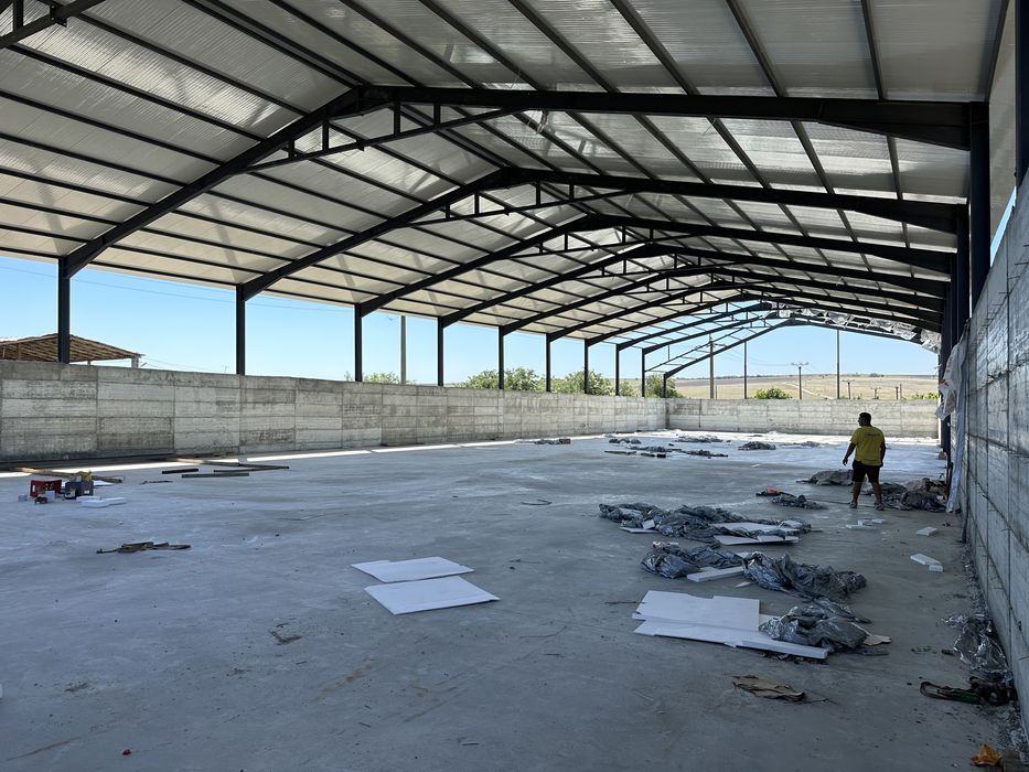 Hala pe structura metalica pentru depozitare 22x66x8