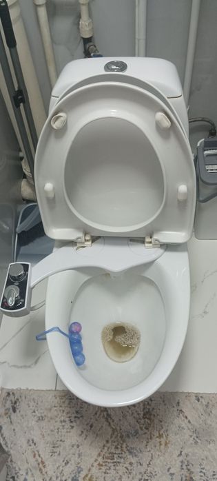 Унитаз с бочком.