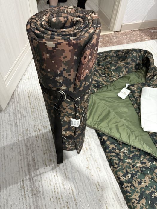 Спальный мешок и картимат