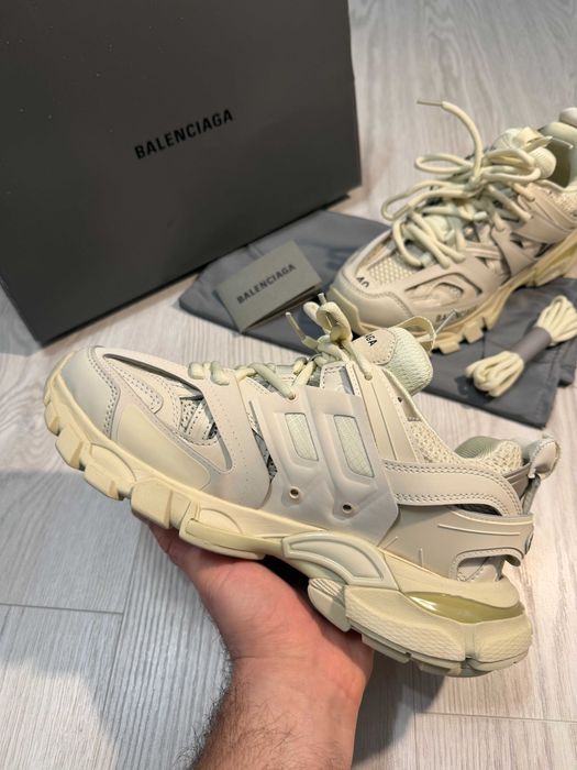 Adidasi Balenciaga Track Lace-Up Sneakers Premium Full Box Bej