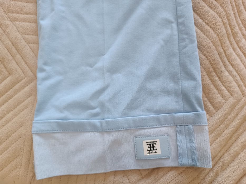 Брюки женские голубые