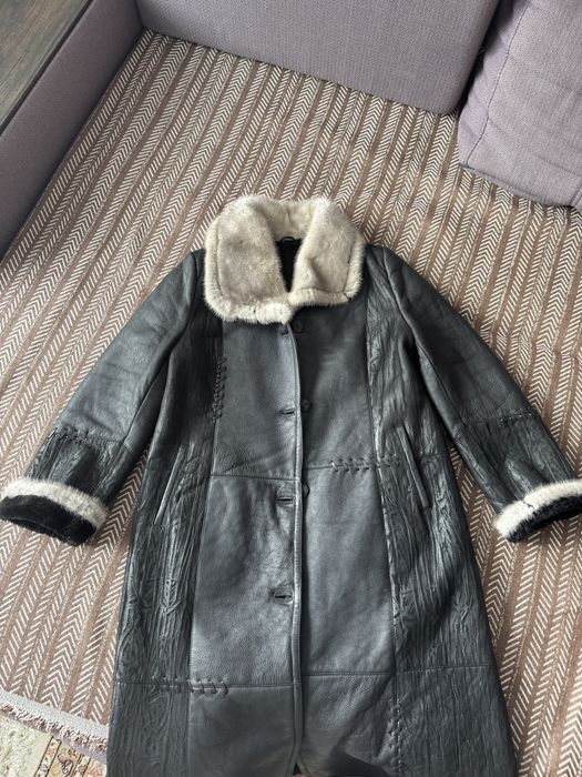 Дубленка с НОРКОВЫМ воротником