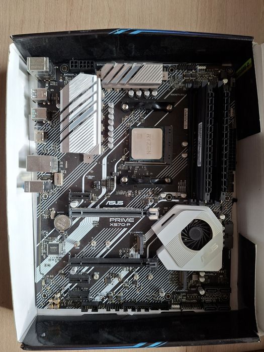 ASUS Prime X570-P + AMD Ryzen 7 5800X + 16GB DDR4 RAM – комплект