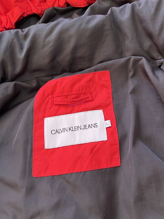 Куртка+шапка зима Calvin Klein пух