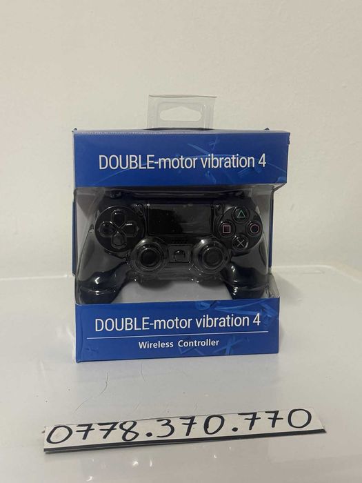 Controller wireless compatibil PS4, vibratii, Bluetooth, 800mAh
