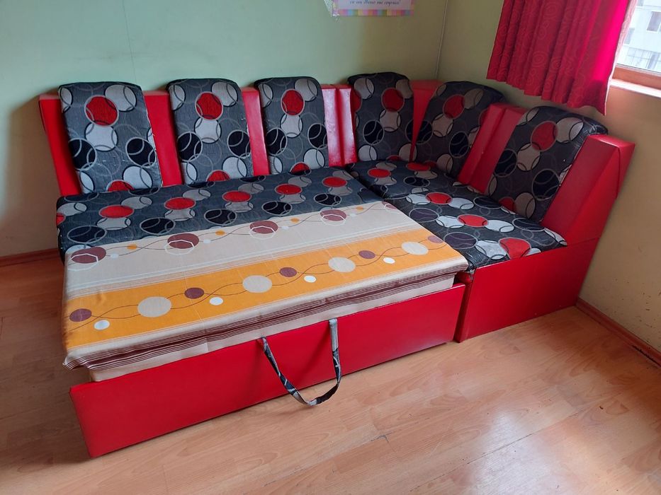 Ъглов Диван - Разтегателен