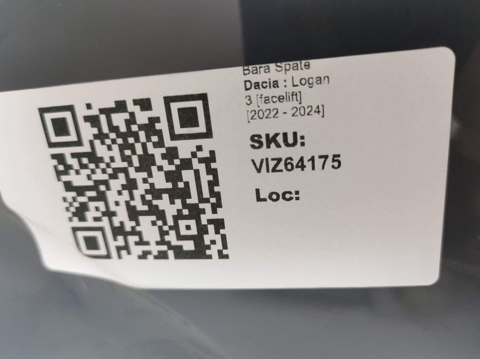 Bara Spate Dacia  Logan 3 [facelift] 2022 2023 2024 Originala In Stare