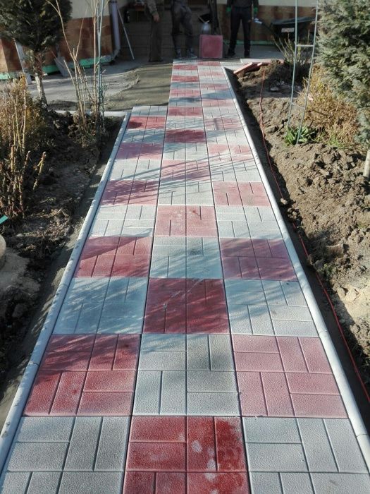 Vindem Pavele din beton - model 20x10 cu 10x10 pavaje montaj