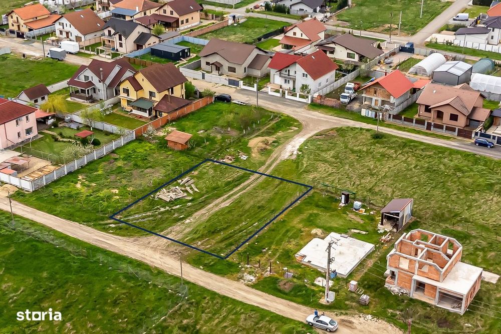 PRET NOU! Teren intravilan 748 mp - Sanleani, Arad - COMISION 0%